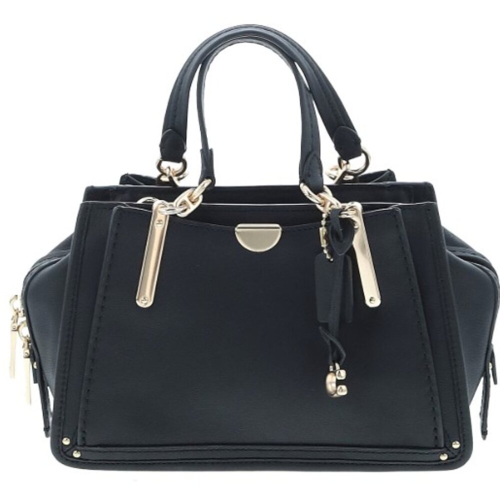 Coach Black and Gold Women's Mini Satchel